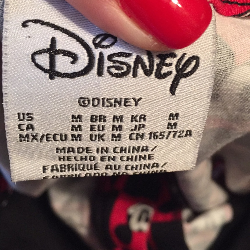 DISNEY MICKEY MOUSE CHECKERED PANTS - Picture 3 of 4
